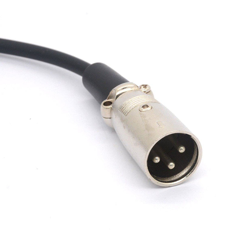 XLR Cable Y Splitter Adapter XLR Male To Dual XLR Female Y Extension Cords for Microphone Audio 50CM (1 Male To 2 Female)
