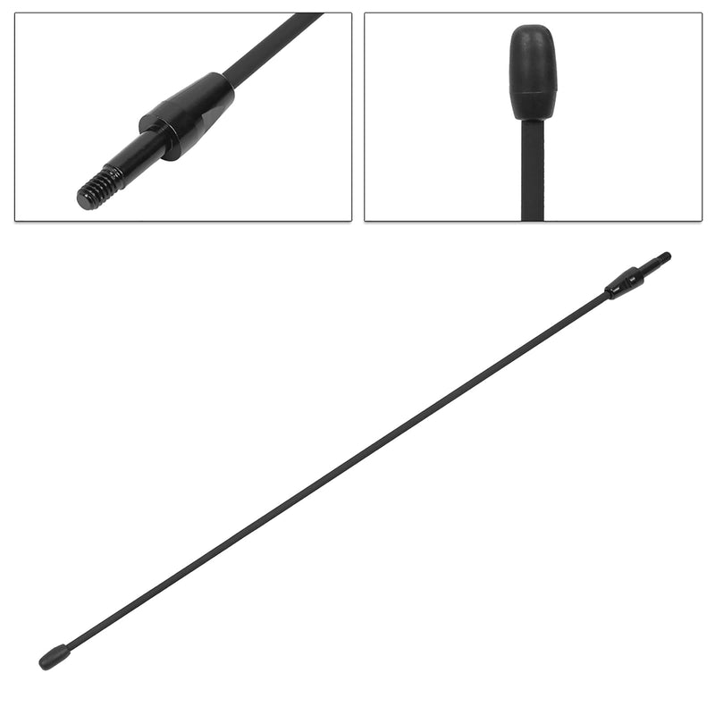 [AUSTRALIA] - X AUTOHAUX Car AM FM Antenna Mast for Ford for Mustang 1979-2009 Black Stainless 13 Inch 