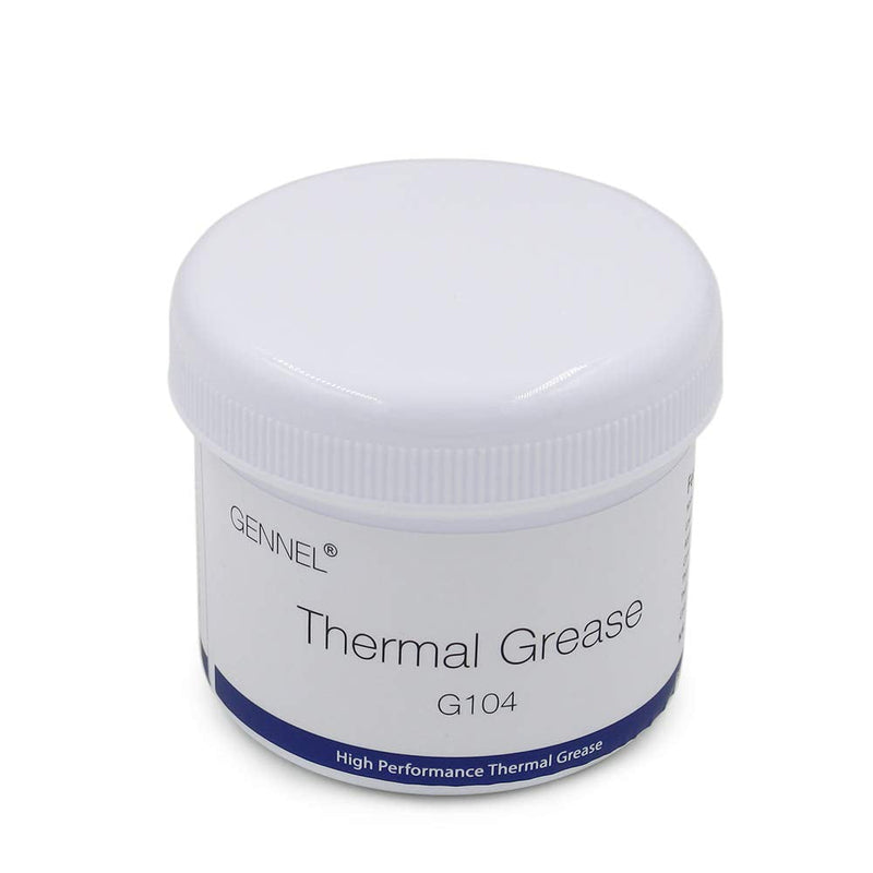 GENNEL G104 100 Grams Thermal Conductive Paste, Silicone Thermal Compound Grease, Heatsink Paste for CPU Radiator Coolers LED Printer Chipset Cooling