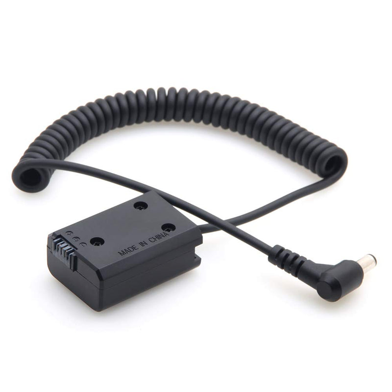 Fotga Extendable Power Cable Adapter for DC Connector to Decoded DC Coupler Dummy Battery NP-FW50 for Sony A7 A7R A7S II A5100 A6000 A6100 A6300 A6400 A6500 DSC-RX10 II III IV Camera Dummy battery for A7/A7II series