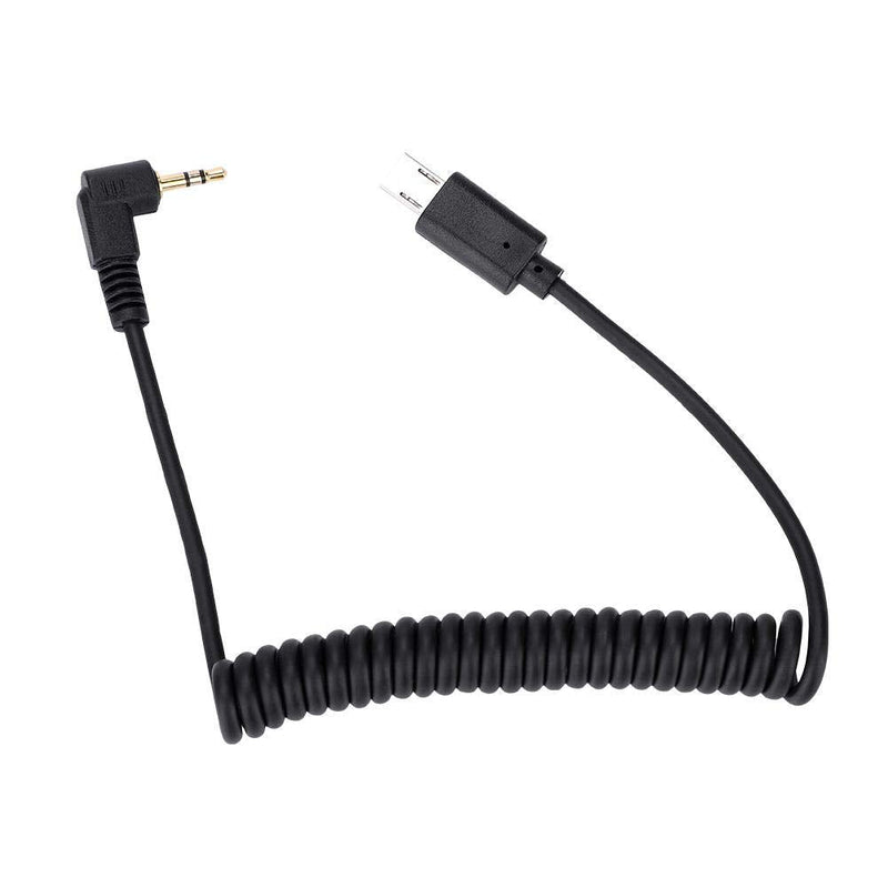 RM-VPR1 3.5mm/2.5mm S2 Shutter Release Cable Cord for Sony A7III/A9/A99 II/A7 II/A6500 Camera(2.5mm-S2) 2.5mm-S2