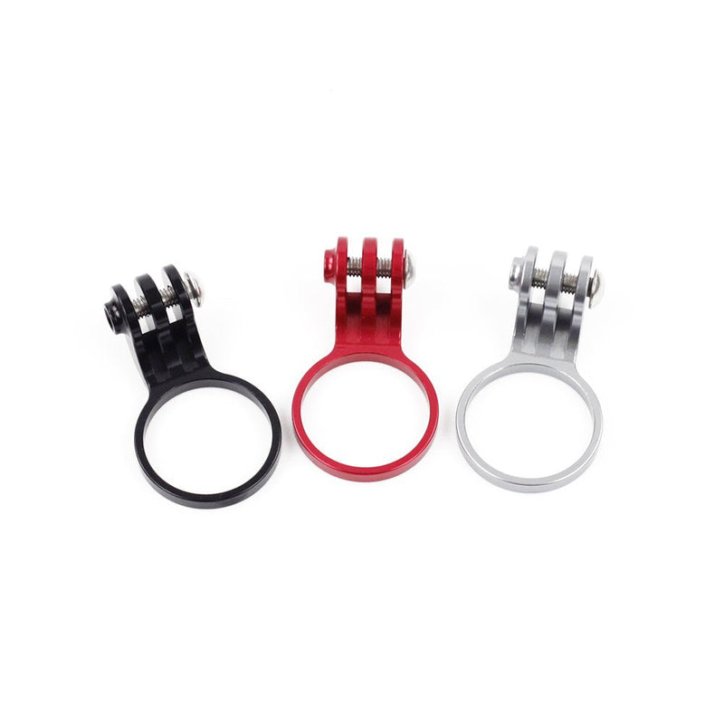 Silverock Bike Camera Stem Mount Light Holder 1-1/8 28.6mm for GoPro Camera Flashlight black