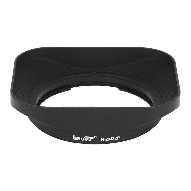 [AUSTRALIA] - Haoge LH-ZM32P Bayonet Metal Square Lens Hood Shade Compatible with Carl Zeiss Distagon T 1.4/35 35mm f1.4 f/1.4 ZM Lens Hollow Out Designed Black Square - Black - Hollow Out Designed 
