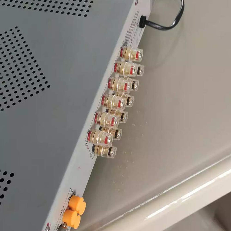 Eightnoo 4mm Banana Plug Socket Connector Binding Post for Amplifier Speaker Terminal in-Wall Plate (8-Pack) 8-Pack