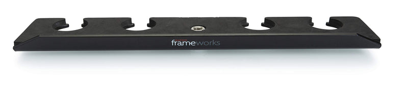Gator Frameworks Multi Holder Stand Attachment Holdsup to (4) Microphones Wired or Wireless (GFW-MIC-4TRAY)