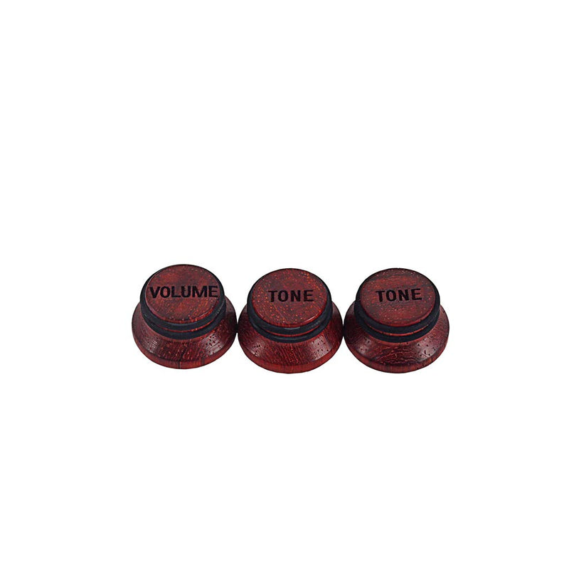 Alnicov 3 In 1 Maple Control Knobs,Speed Volume Tone Knobs For Guitar Bass Parts