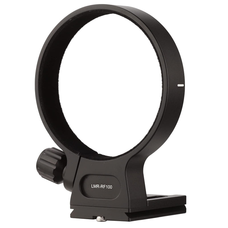Haoge LMR-RF100 Lens Collar Tripod Mount Ring for Canon RF 100mm F2.8 L Macro is USM Lens Canon RF-Mount Built-in Arca Type Quick Release Plate