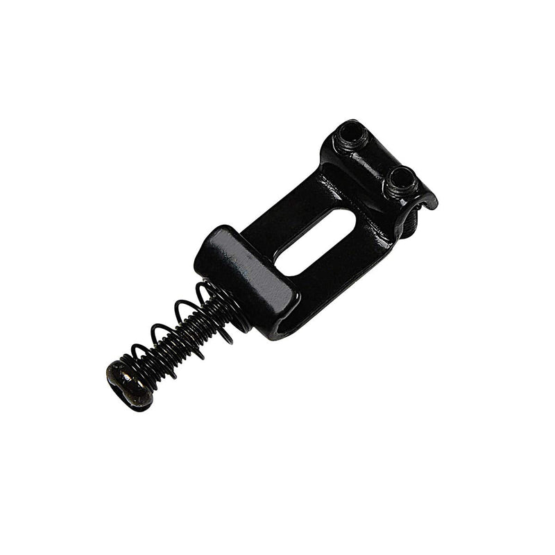 Musiclily Pro 10.5mm Steel Vintage Style Guitar Tremolo Bridge Saddles for Fender Strat Stratocaster Electric Guitar, Black (Set of 6)