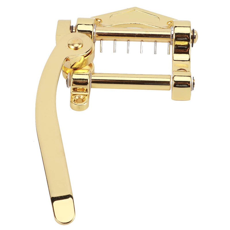 Electric Guitar Bridge,Tailpiece Vibrato Bridge for Electric Guitar Tremolo System(gold) gold