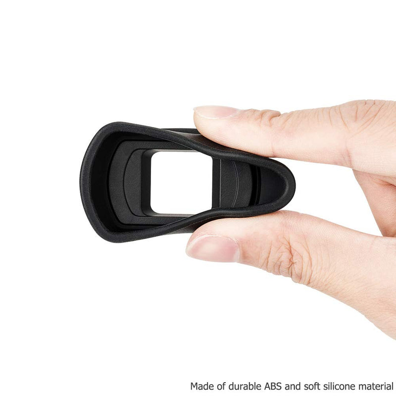 JJC Eyecup Eyepiece Eyeshade for Nikon Z50 Viewfinder Replace Nikon DK-30 Eye Cup Soft Silicone Extended Design Replaces Nikon DK-30