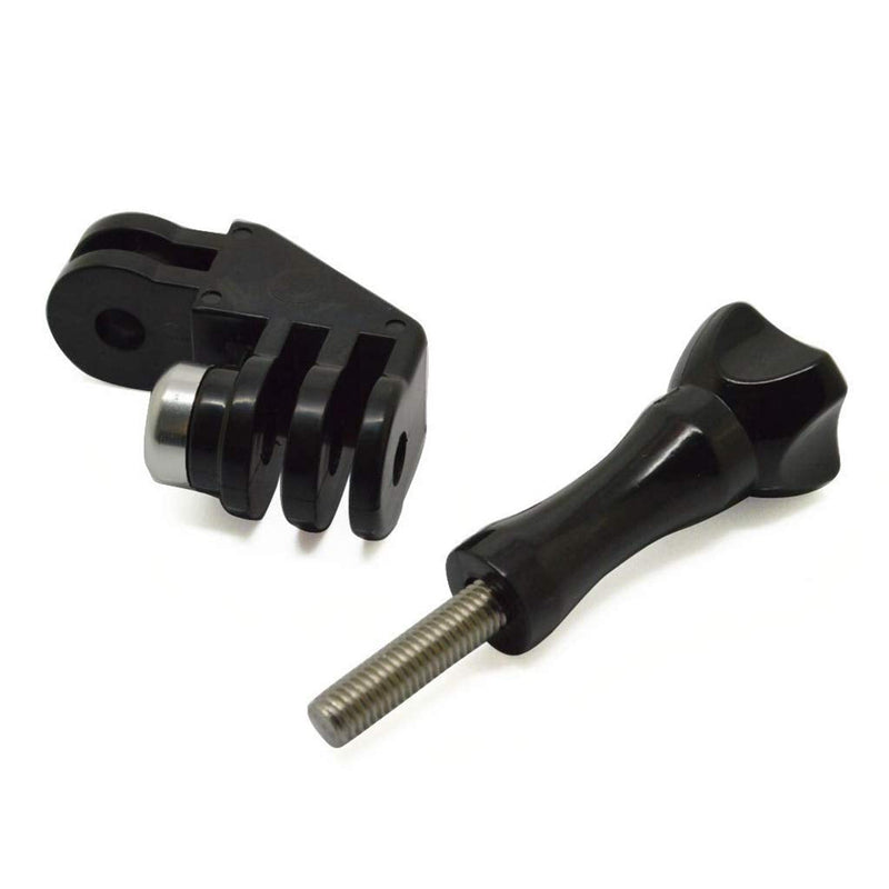 90 Degree Direction Adapter Elbow Mount with Thumb Screw for GoPro Hero 9/8/7/(2018)/6/5/4 Black,Hero 3+,DJI Osmo Action,AKASO/Campark/YI Action Camera