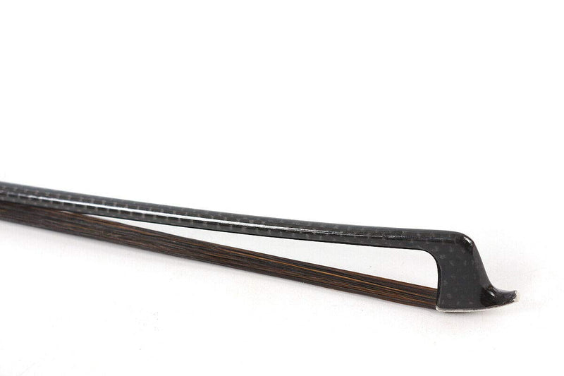Yinfente 4/4 Violin Bow Carbon Fiber Violin Bows Snakewood Frog Professional Natural Bow Hair Black Hair pernambuco Level