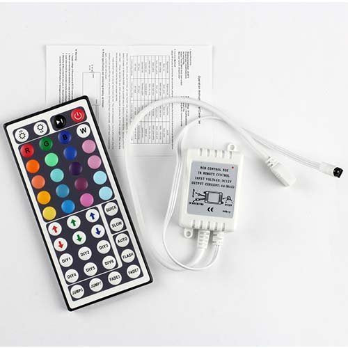 [AUSTRALIA] - YHG 44key Wireless Ir Remote Controller + 12v 5a Power Supply for 3528 5050 RGB LED Strip Light Lights 