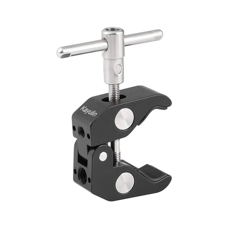 Kayulin Super Crab Clamp with Locating pin for DSLR Camera Studio