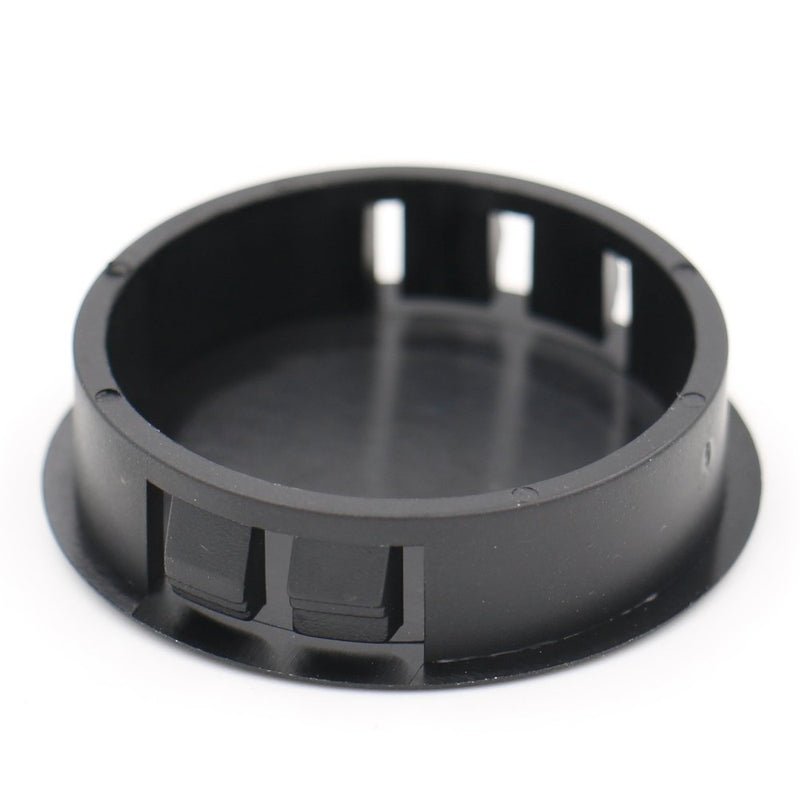 Baomain Plastic Locking Hole Plugs Panel Hole Diameter 1.5" (38mm) Black 25 Pack