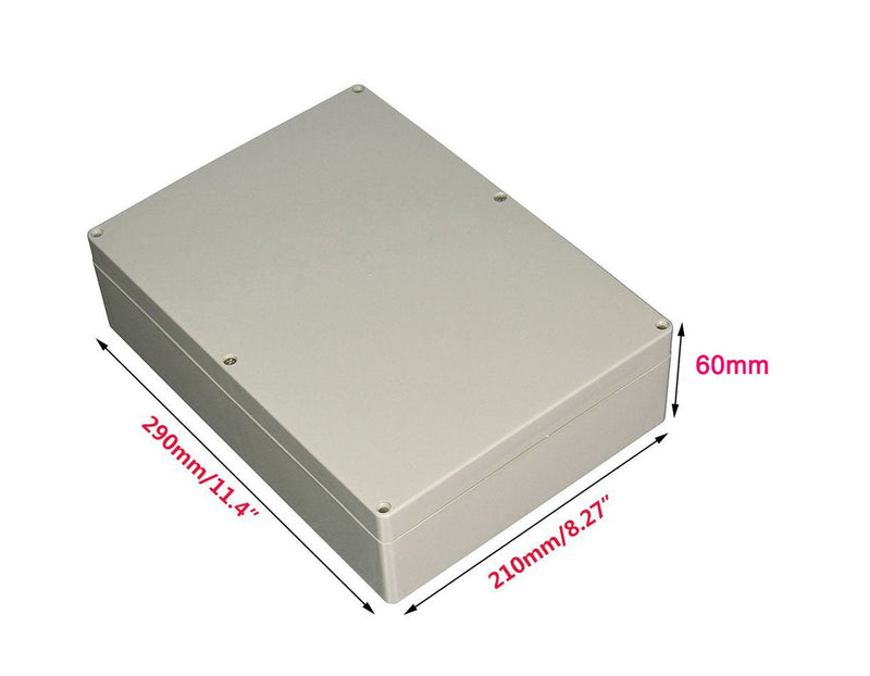 YXQ 290 x 210 x 60mm Electrical Junction Box Enclosure Waterproof Project Case Insulation Protective Plastic with Cover Outdoor