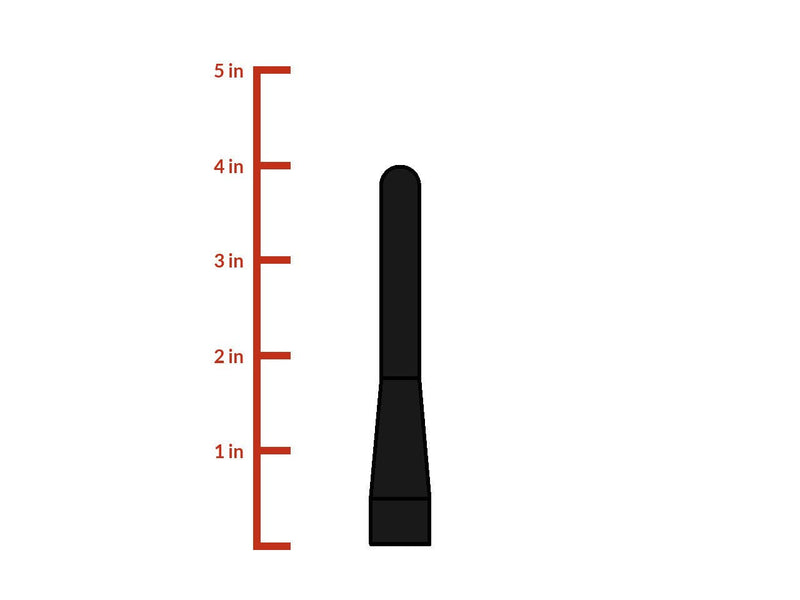 [AUSTRALIA] - CravenSpeed Stubby Antenna Compatible with BMW 3 Series Convertible 1991-2006 | 4 inches | Short Antenna Replacement | Made in The USA 