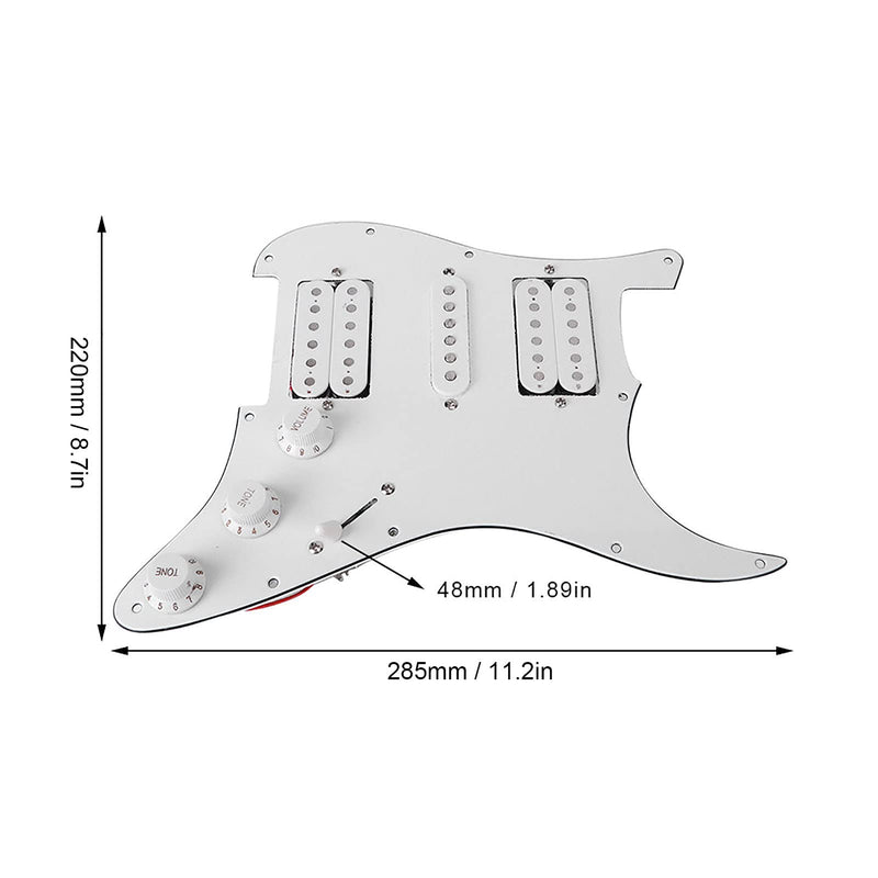 Humbucker Pickguard Useful for SQ Electric Guitar for Guitar Players (white)