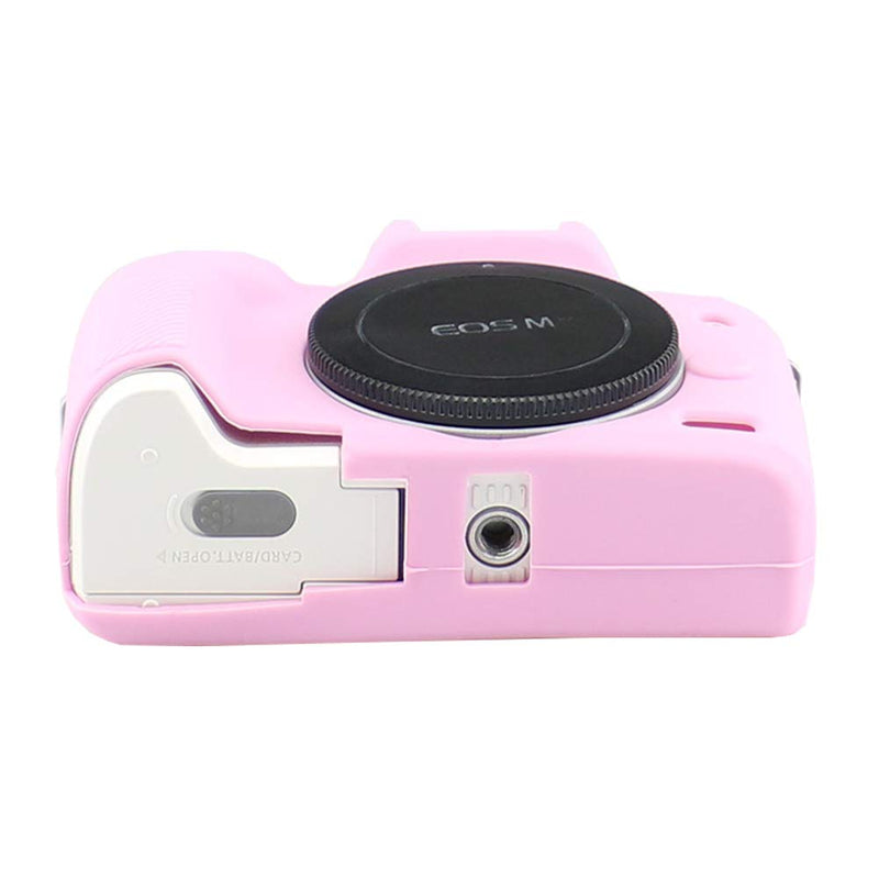 Easy Hood Case for Canon EOS M50 and M50 II Digital Camera, Anti-Scratch Soft Silicone Housing Protective Cover Protector Skin (Pink) Pink
