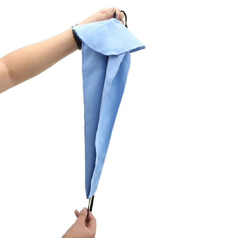 [AUSTRALIA] - Drfeify Sax Cleaning Cloth, 3Colors Durable Saxophone Sax Clarinet Cleaning Cloth Tool Accessory Parts for Tube Inside Clean Blue 
