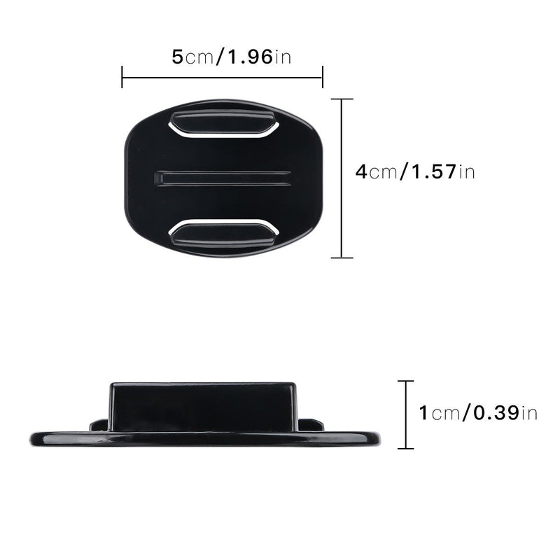 AFAITH 10 Pack of 3M Flat Adhesive Mounts for GoPro Camera Case