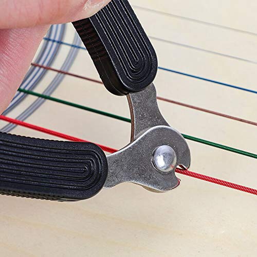 Guitar Winder Guitar String Winder and Cutter -All-In-1 Restringing Tool Includes Clippers Bridge Pin Puller Peg Winder Designed to Fit Most Guitars