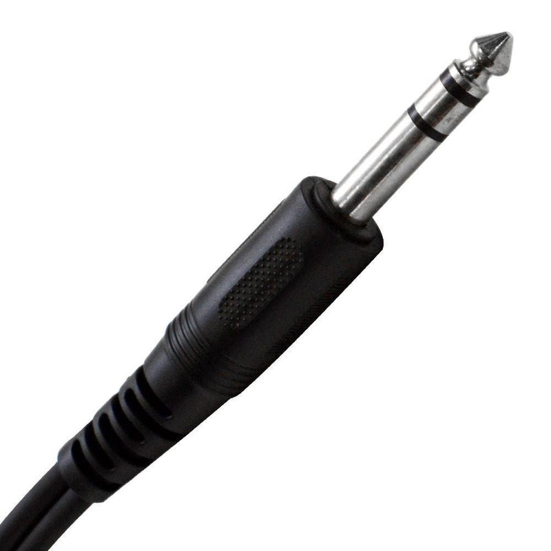 Seismic Audio - Insert Cable TRS 1/4" to 2 TS 1/4" 6 Foot Patch Adapter