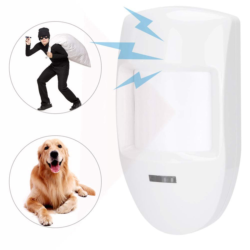 12V Wired Dual Infrared PIR Motion Detector Alarm Alarm Relay for Home Pet/Thief Security System