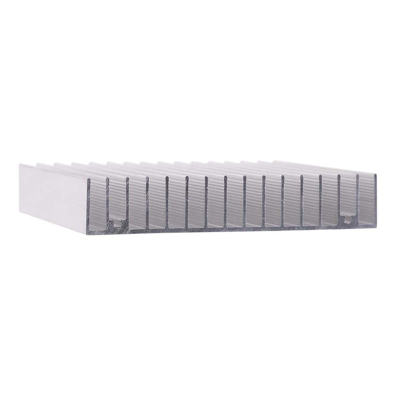 Greensen Aluminium Heat Sink, Cooling Module Aluminium Cooling Fin High Power LED Amplifier Transistor Semiconductor Devices with 16 Pieces Fins 100mm x 100mm x 18mm