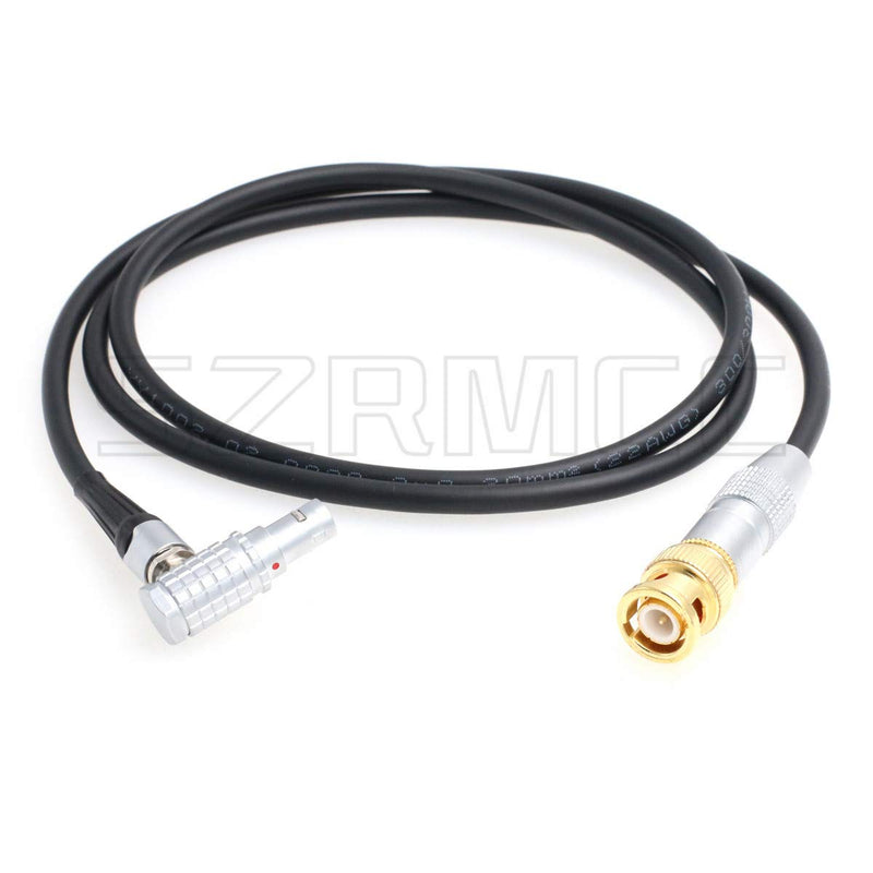 SZRMCC BNC to Right Angle 9 Pin EXT SMPTE Time Code Cable for RED Komodo Cinema Camera Right Angle 9 Pin Cable