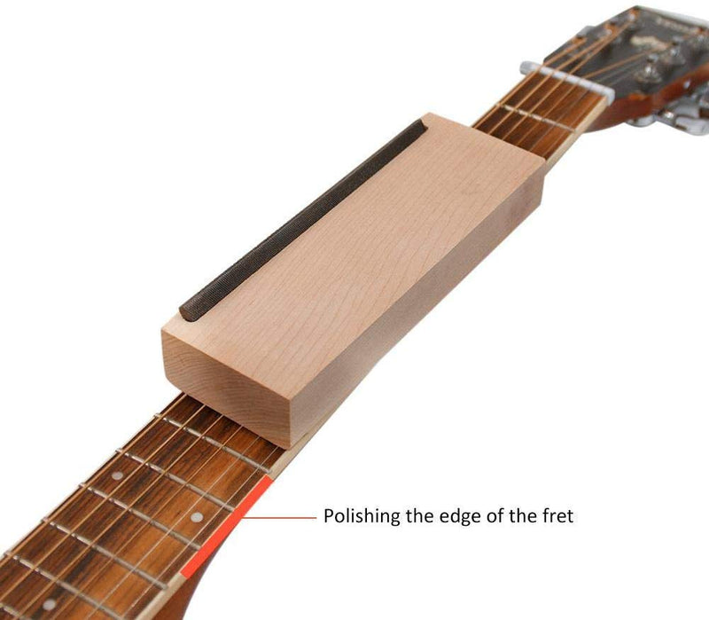 Liyafy Guitar Fret File Edge Sanding Leveling File Luthier Tool Flat