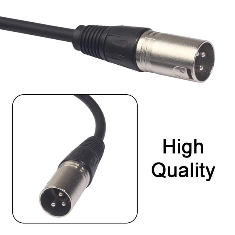 3.5mm Female to XLR Adapter Cable Mini Jack to XLR Male Balanced Audio Converter Cord Microphone Cables for Microphone