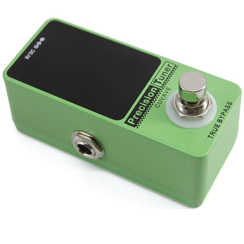 SharkChili Cuvave Chromatic Guitar Bass Tuner Pedal True Bypass with Wide Range Frequency Design(without power adapter)