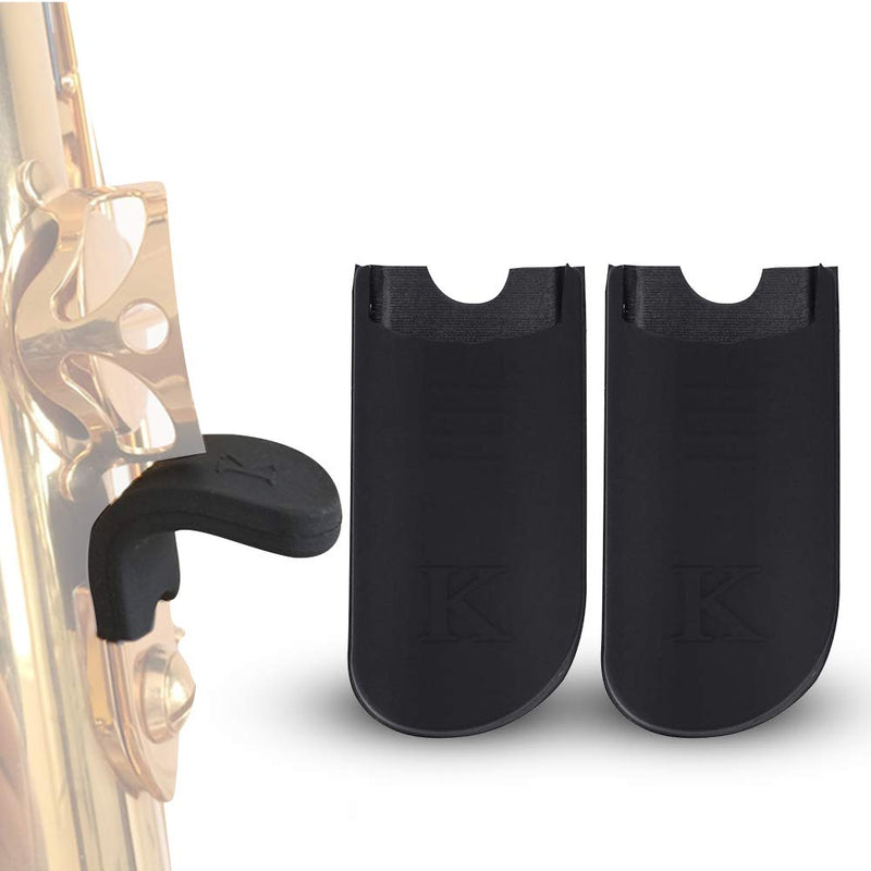 2Pcs Sax Thumb Finger Rest Cushion, Comfortable Saxophone Thumb Finger Rest Pad for Soprano Alto Tenor Sax