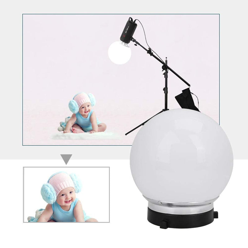 Bindpo Dome Softbox,15cm Universal Photography Diffuser Flexible Hood, Dome Softbox Studio Photography Accessories,Speedlight on Camera Diffuser for Baby Child Shooting(White) white