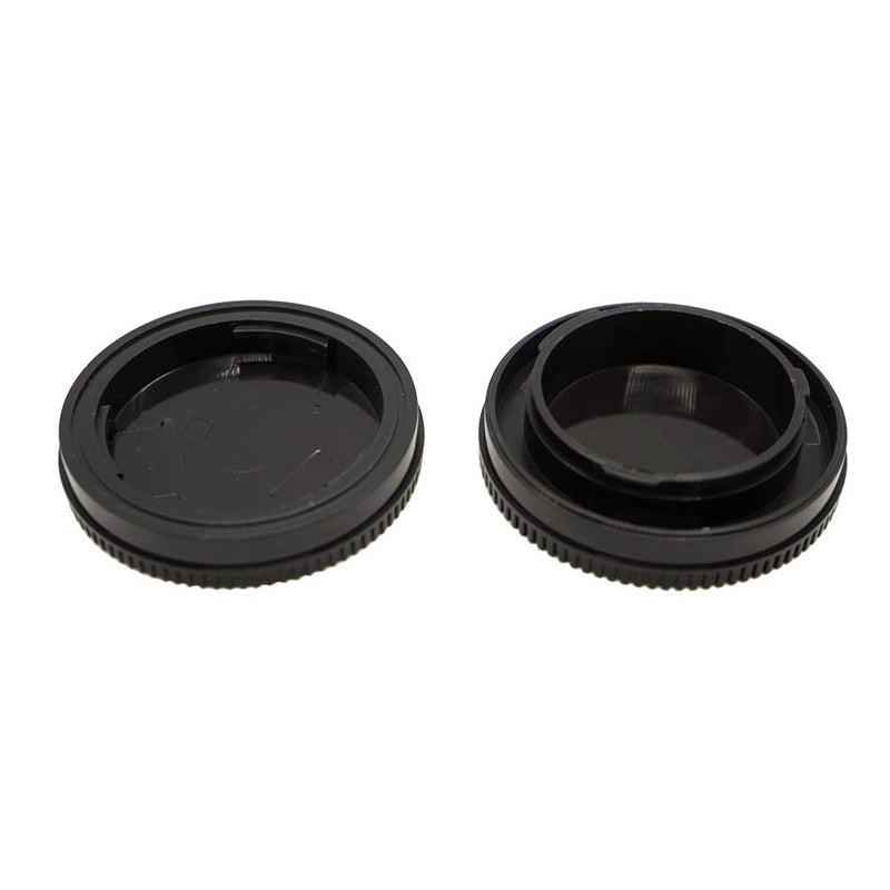 WH1916 Camera Body Cover & Rear Cap for Sony E-Mount fit Sony A9 a7riv a7r3 a7r2 a7miii a7mii A7R A7S A7SII A6500 A6400 A6300 A6000 Camera (2 Pack)