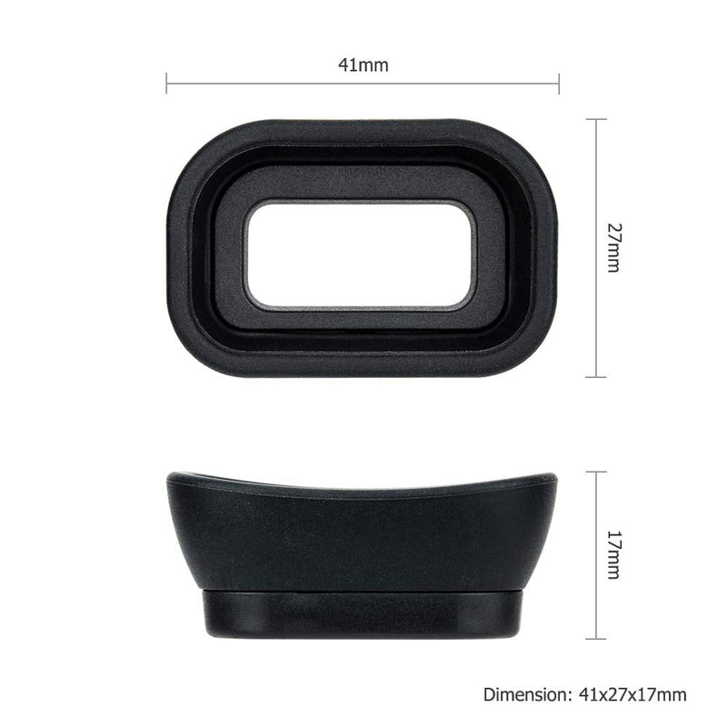 Soft Silicon Camera Viewfinder Eyecup Eyepiece Eyeshade for Sony A6600 A6500 A6400 Eye Cup Protector Replaces Sony FDA-EP17 for A6400 A6500 A6600