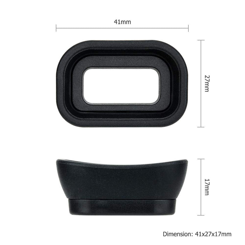 Kiwifotos Soft Long FDA-EP17 Viewfinder Eyecup Eye Cup Eyepiece for Sony A6400 A6500 A6600 Mirrorless Camera Sony FDA-EP17 Replacement