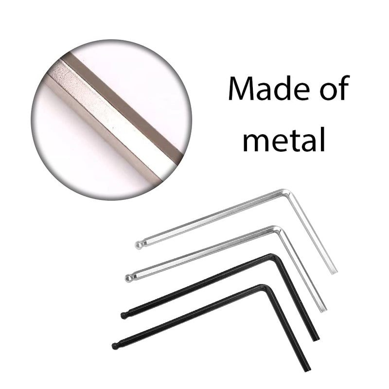 4 Pcs Guitar Wrench Metal Wrench Tool Guitar Allen Wrench for Guitar Truss Rod Adjustment