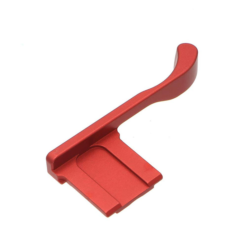 HITHUT Aluminum Alloy Hot Shoe Thumb Grip for Fujifilm X100F X100T X100S Camera Red