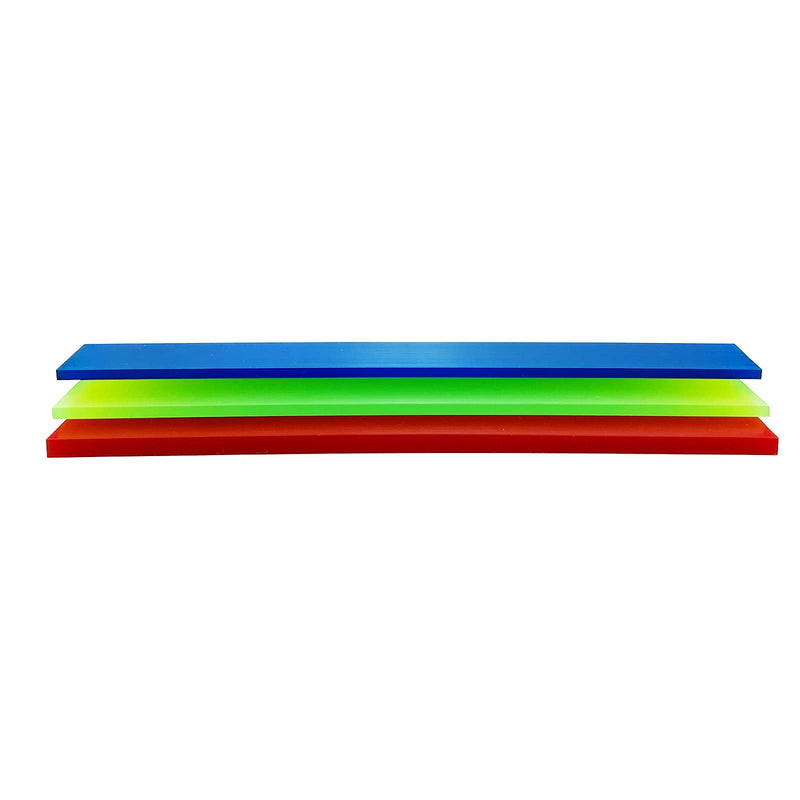 CCyanzi 3PCS Squeegee Blade Replacement, Rubber Squeegee Blade, Small Squeegee, to Clean Shower Glass, Sink, Or Install Adhesive Window Film