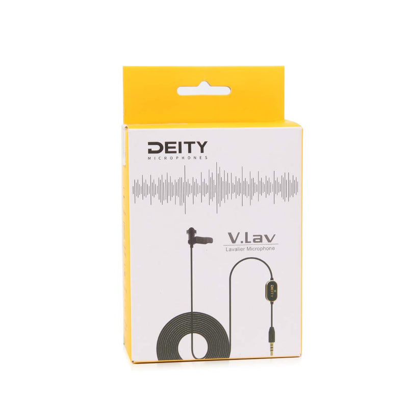 Deity V.Lav Pre-Polarized Lavalier Lapel Microphone Omnidirectional Condenser Mic with Powerful 3.5mm TRS/TRRS Compatibility for Smartphones, SLRs, Tablets, laptops, recorders