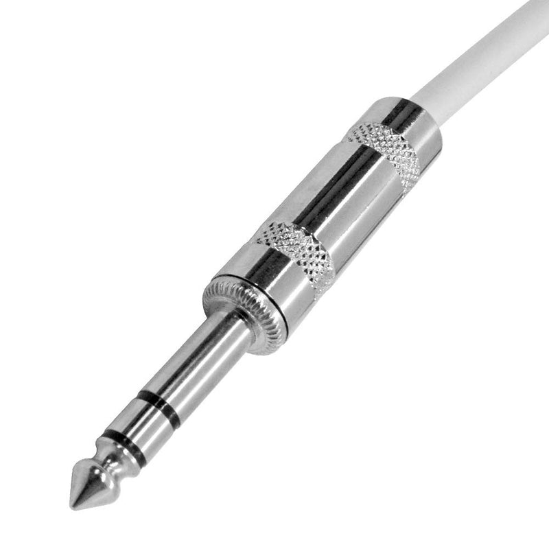 [AUSTRALIA] - Seismic Audio - SATRXL-F25White - 25 Foot White XLR Female to 1/4 Inch TRS Patch Cables- 25' Professional Audio Balanced XLR-F to 1/4" Patch Cord 
