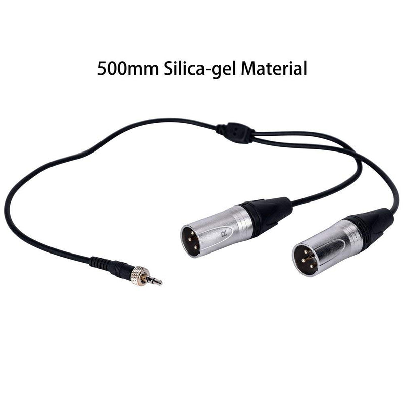 [AUSTRALIA] - Comica CVM-DS-XLR 3.5mm TRS to Dual XLR Stereo Audio Output Cable for Comica Wireless Microphone Systems 