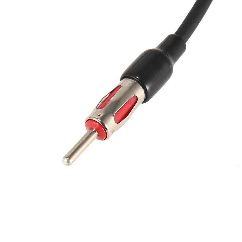 [AUSTRALIA] - X AUTOHAUX Universal Car Radio Auto Antenna Splitter 1 Male to 2 Female Aerial Adapter Plug Connector Cable FM AM Stereo Audio Y Shape Extension 40-UV43 