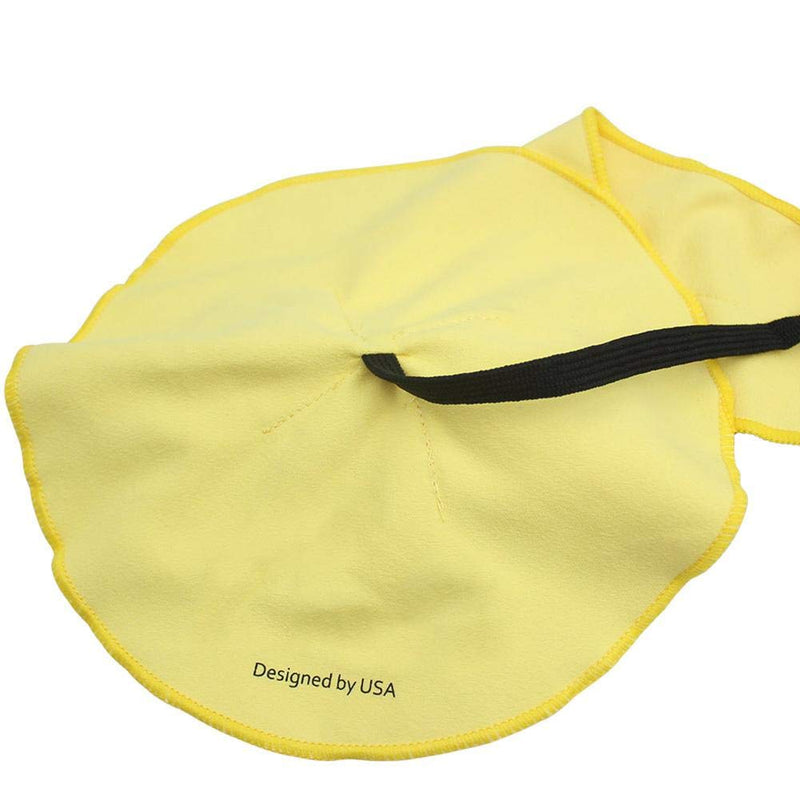 3Colors Saxophone Cleaning Cloth, Durable Saxophone Sax Clarinet Cleaning Cloth Tool for Tube Inside Clean(Yellow)