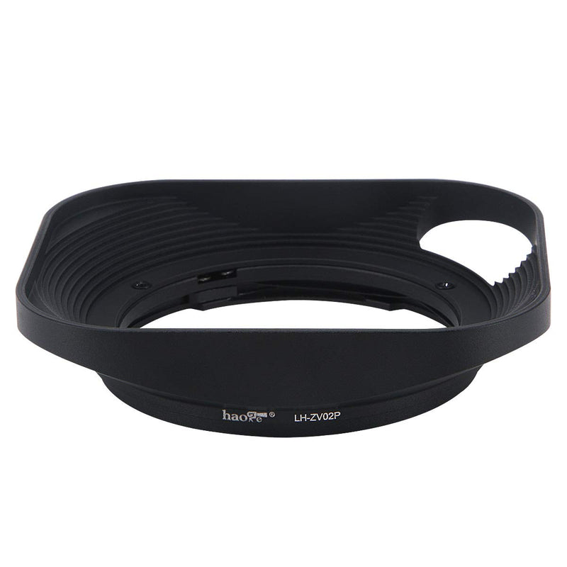 Haoge LH-ZV02P Lens Hood for Carl Zeiss Biogon T 2/35 35mm f2 ZM, C Biogon T 2.8/35 35mm f2.8 ZM, Planar T 2/50 50mm f2 ZM; Voigtlander NOKTON Classic 35mm f1.4 VM, 40mm f1.4 VM Hollow Out Designed Square - Black - Hollow Out Designed