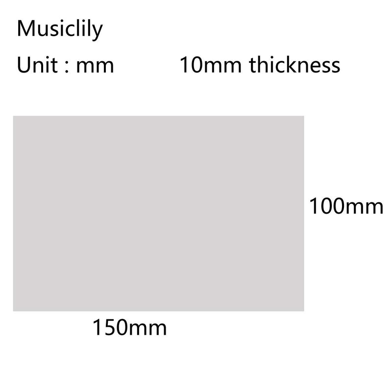 Musiclily Pro 150X100mm Universal Guitar Blank Routing Template