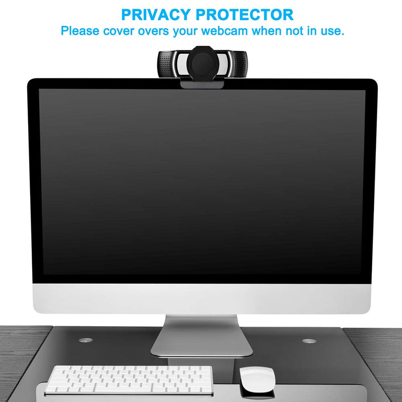 Webcam Privacy Cover, Shutter Protects Lens Cap Hood Covers with Strong Adhesive, Protecting Privacy and Security for Logitech HD Pro Webcam C920 & C930e & C922 & C922X Pro Stream Webcam