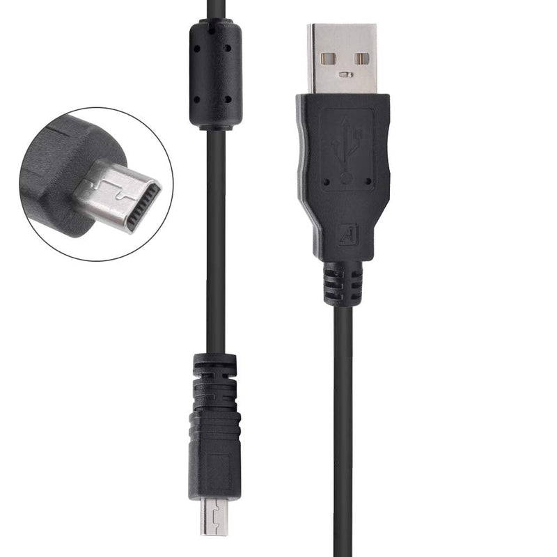 Replacement UC-E6 USB Cable Camera Cord Compatible with Sony DSC-W320 DSC-W630 DSC-W530 Nikon Coolpix P100 P300 P310 P330 P500 S01 S02 S31 S32 S70 S80 S100 S230 S640 S800C Digital Cameras (5FT)